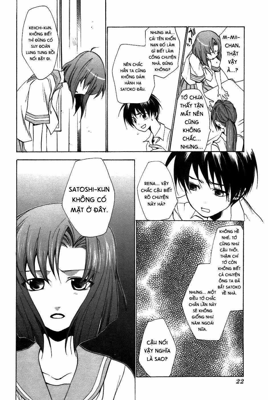 Higurashi no Naku Koro ni-Tatarigoroshi Hen Chapter 6 trang 23