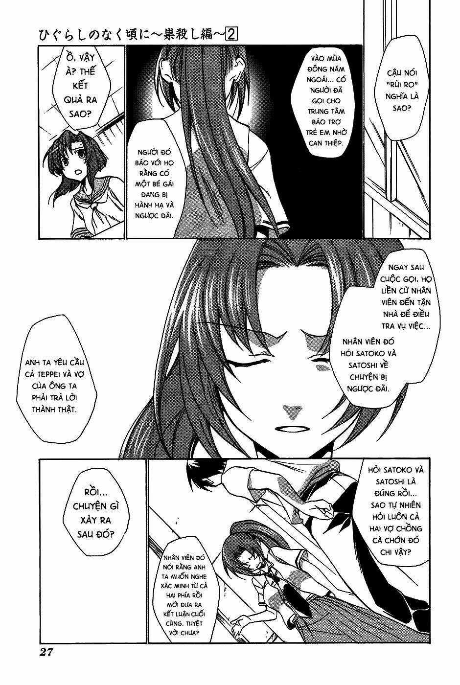 Higurashi no Naku Koro ni-Tatarigoroshi Hen Chapter 6 trang 28