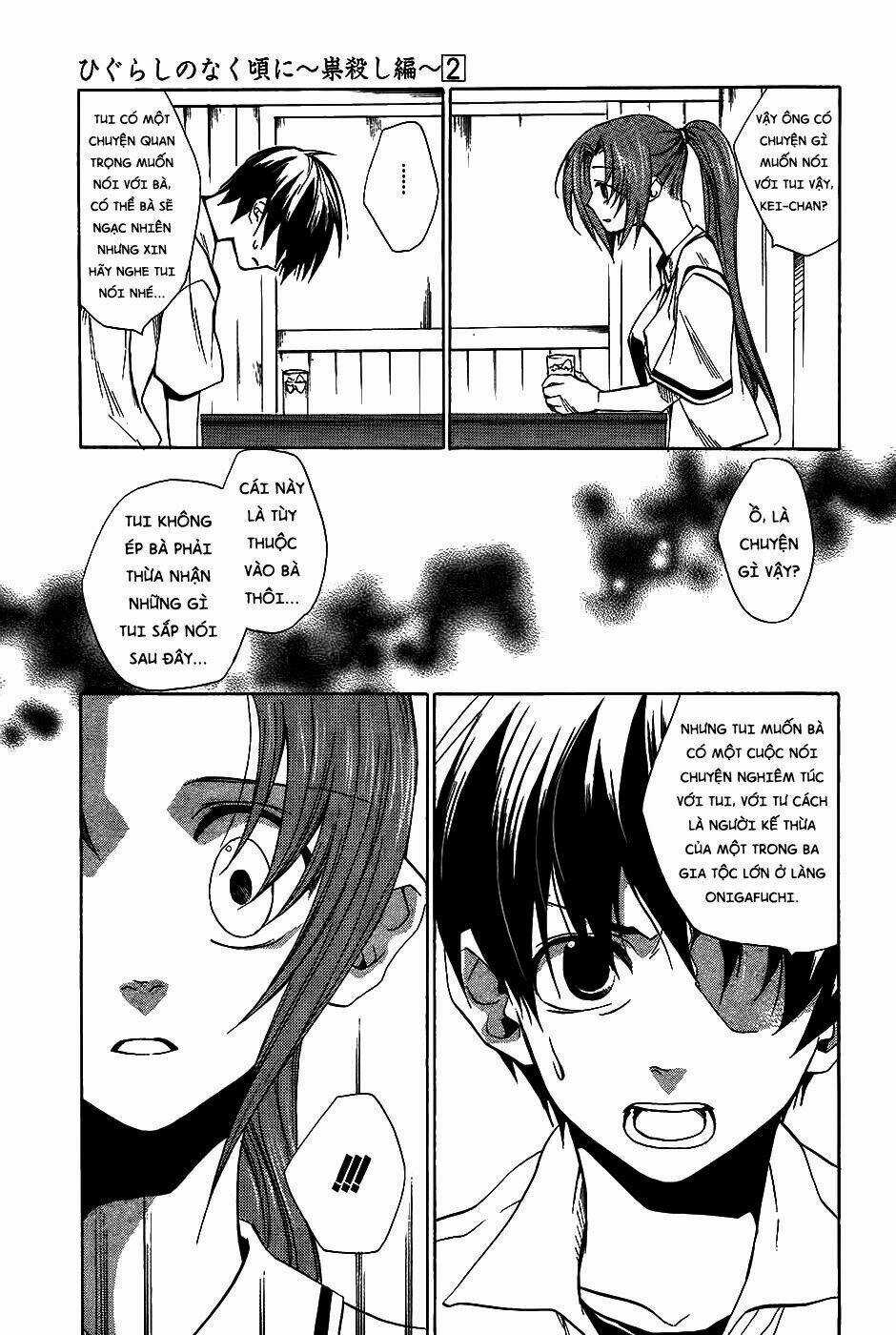 Higurashi no Naku Koro ni-Tatarigoroshi Hen Chapter 8 trang 10