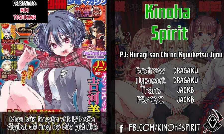 Hiiragi-San Chi No Kyuuketsu Jijou Chapter 2 trang 0