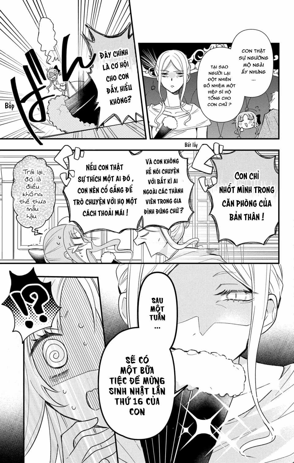 Hikikomori Hime to Dokuzetsu Kishi-sama Chapter 1 trang 4