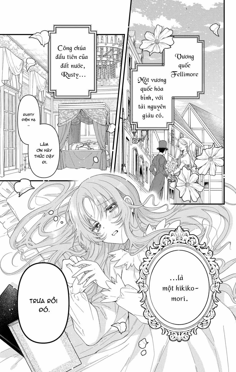 Hikikomori Hime to Dokuzetsu Kishi-sama Chapter 2 trang 2