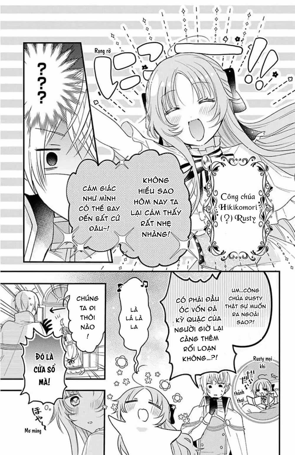 Hikikomori Hime to Dokuzetsu Kishi-sama Chapter 4 trang 3