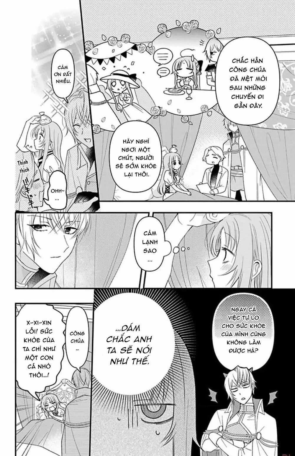 Hikikomori Hime to Dokuzetsu Kishi-sama Chapter 4 trang 6
