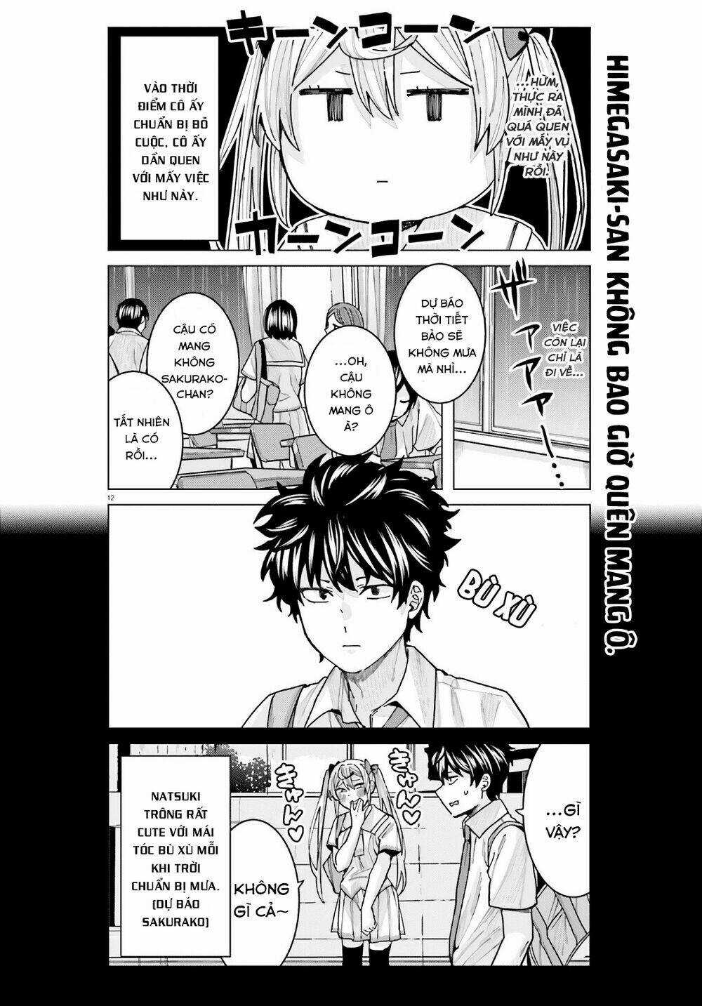 HIMEGASAKI SAKURAKO WA KYOUMO FUBIN KAWAII! Chapter 10 trang 12