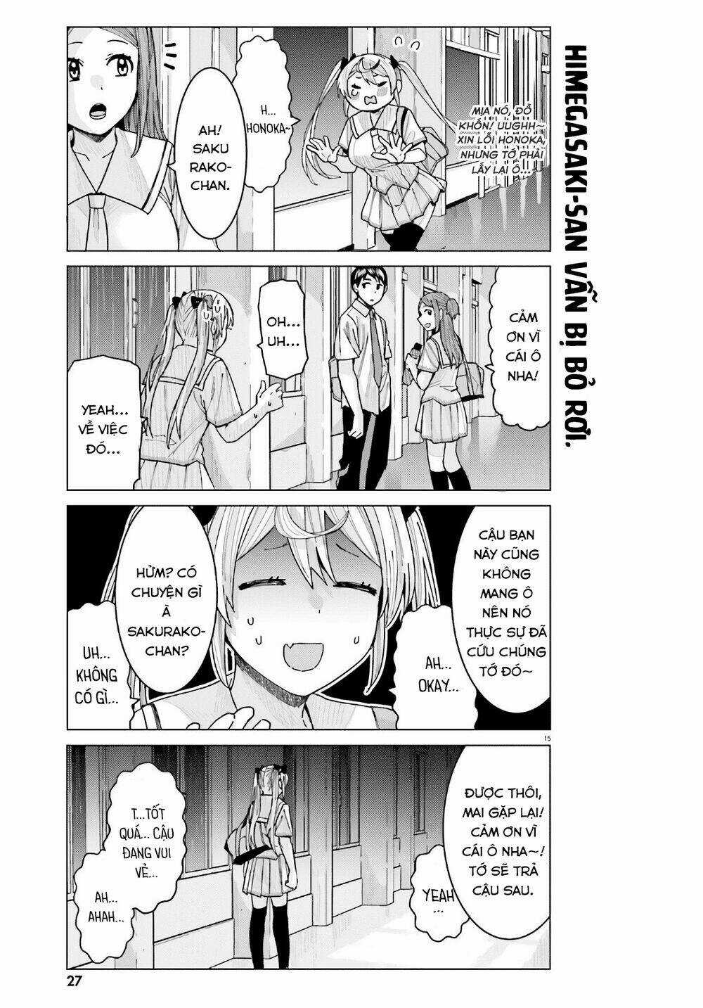 HIMEGASAKI SAKURAKO WA KYOUMO FUBIN KAWAII! Chapter 10 trang 15