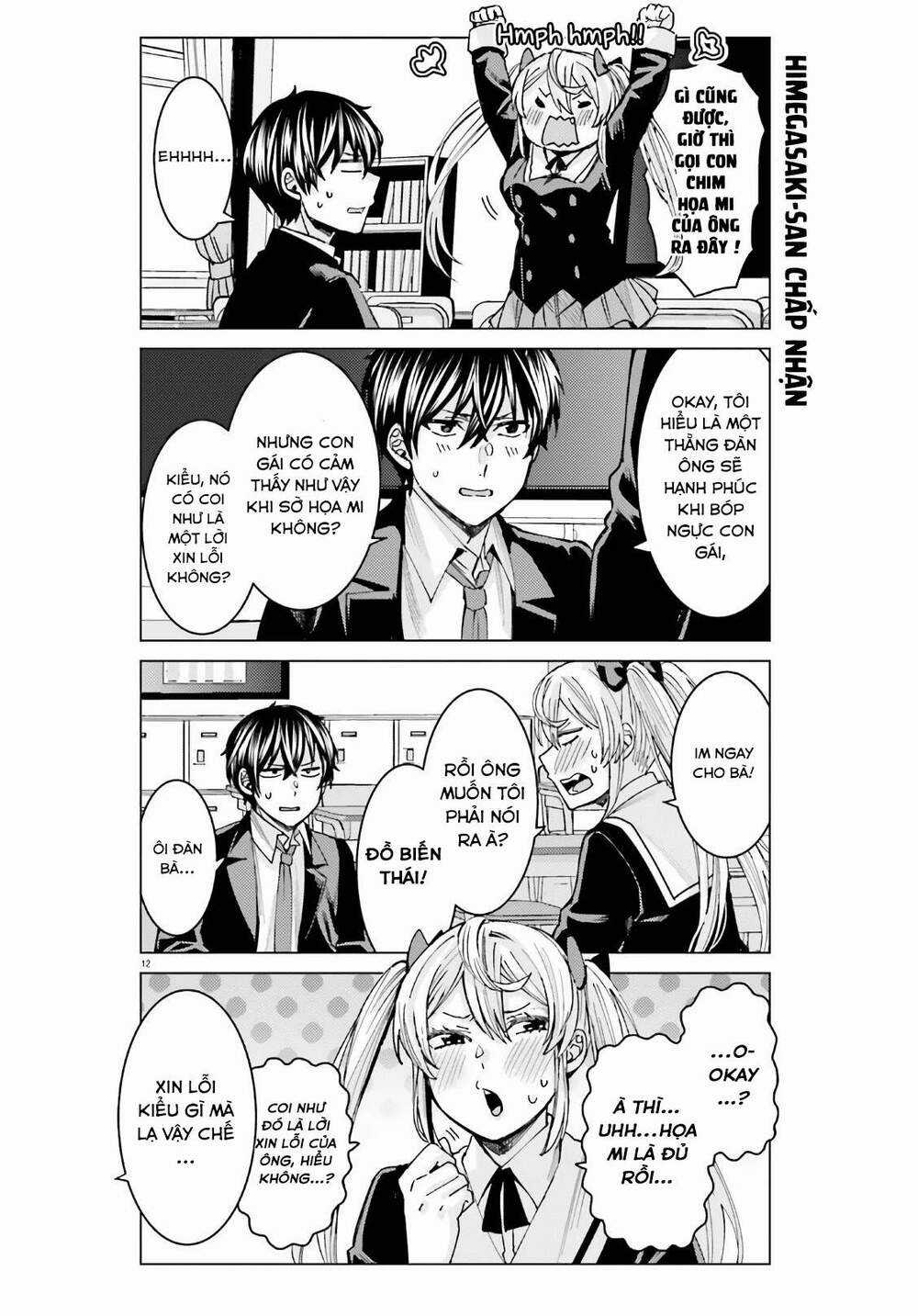 HIMEGASAKI SAKURAKO WA KYOUMO FUBIN KAWAII! Chapter 2 trang 12