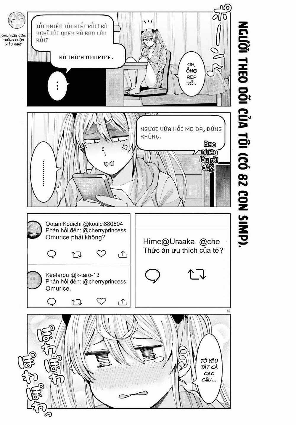 HIMEGASAKI SAKURAKO WA KYOUMO FUBIN KAWAII! Chapter 4 trang 5