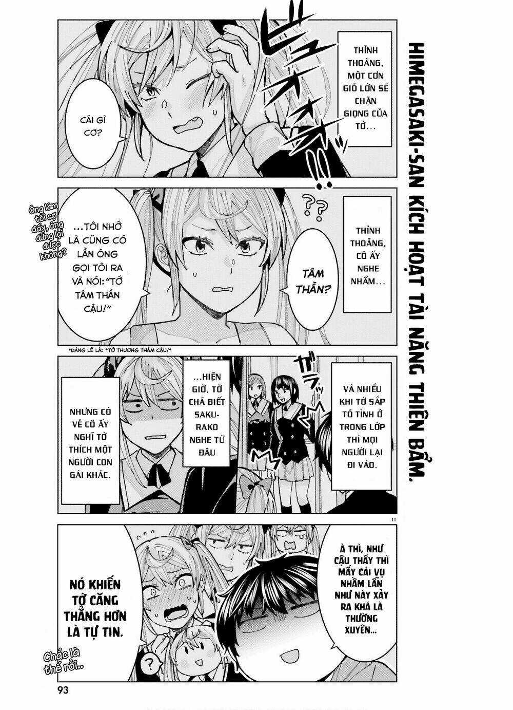HIMEGASAKI SAKURAKO WA KYOUMO FUBIN KAWAII! Chapter 7 trang 11