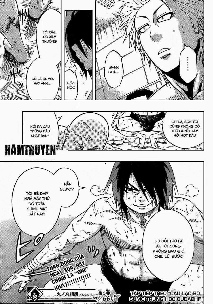 Hinomaru Zumou Chapter 3 trang 21