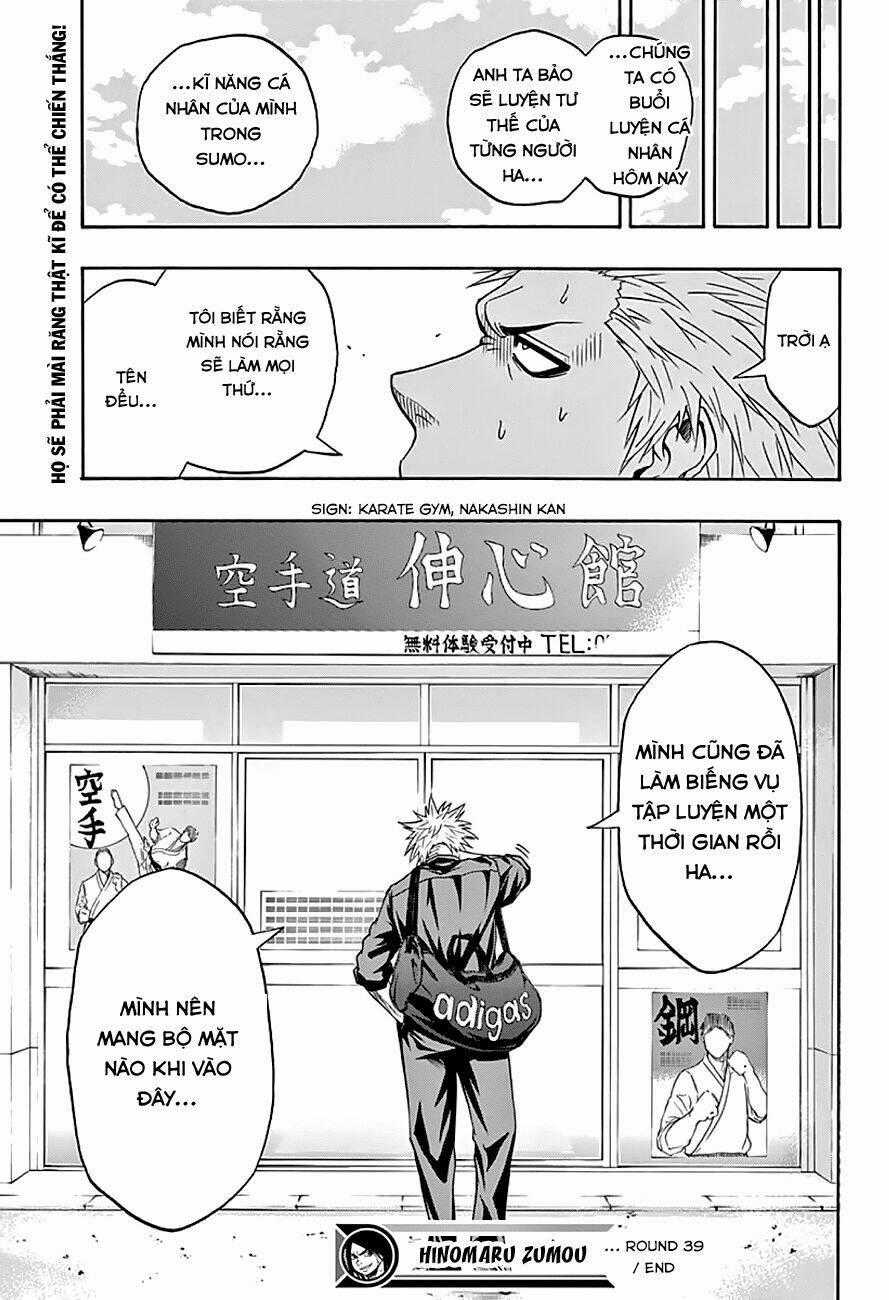 Hinomaru Zumou Chapter 39 trang 18