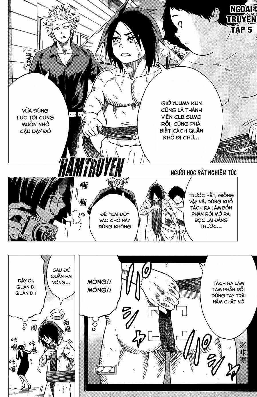 Hinomaru Zumou Chapter 5 trang 19