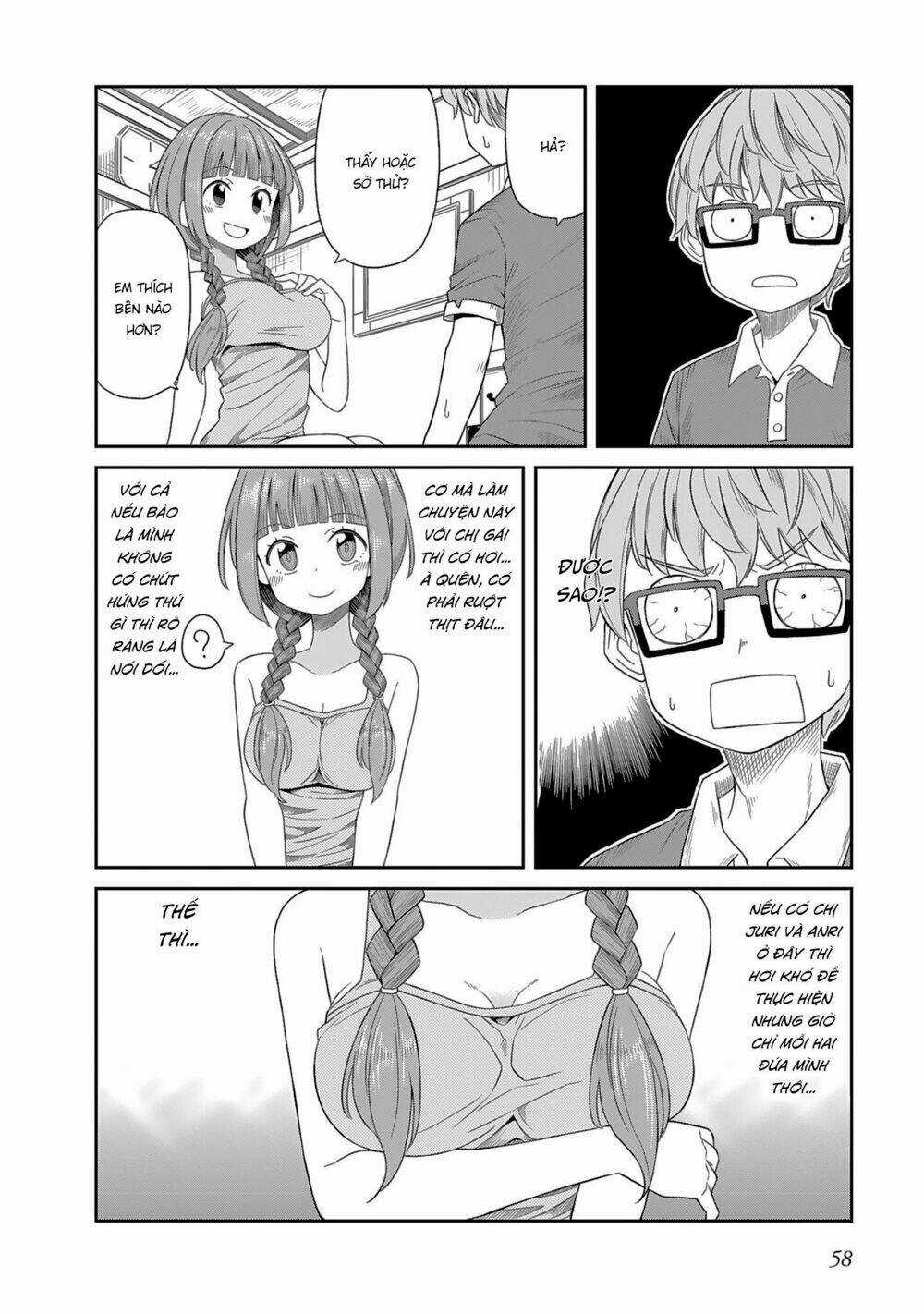 Hinomoto Sanshimai Wa Kamatte Hoshii Chapter 5 trang 3