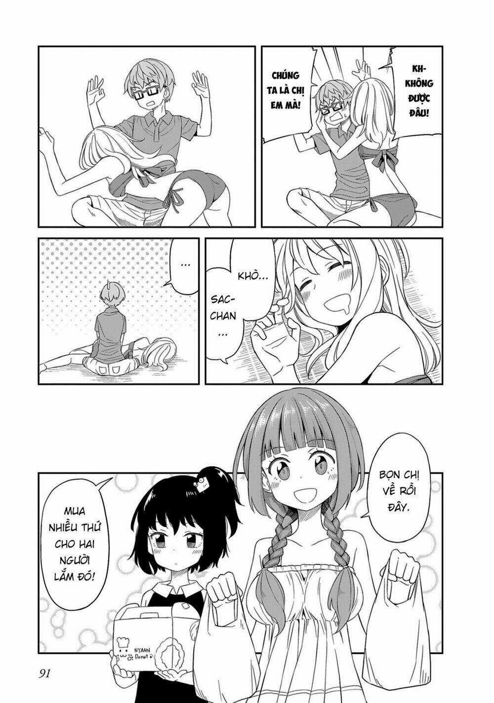 Hinomoto Sanshimai Wa Kamatte Hoshii Chapter 7 trang 10