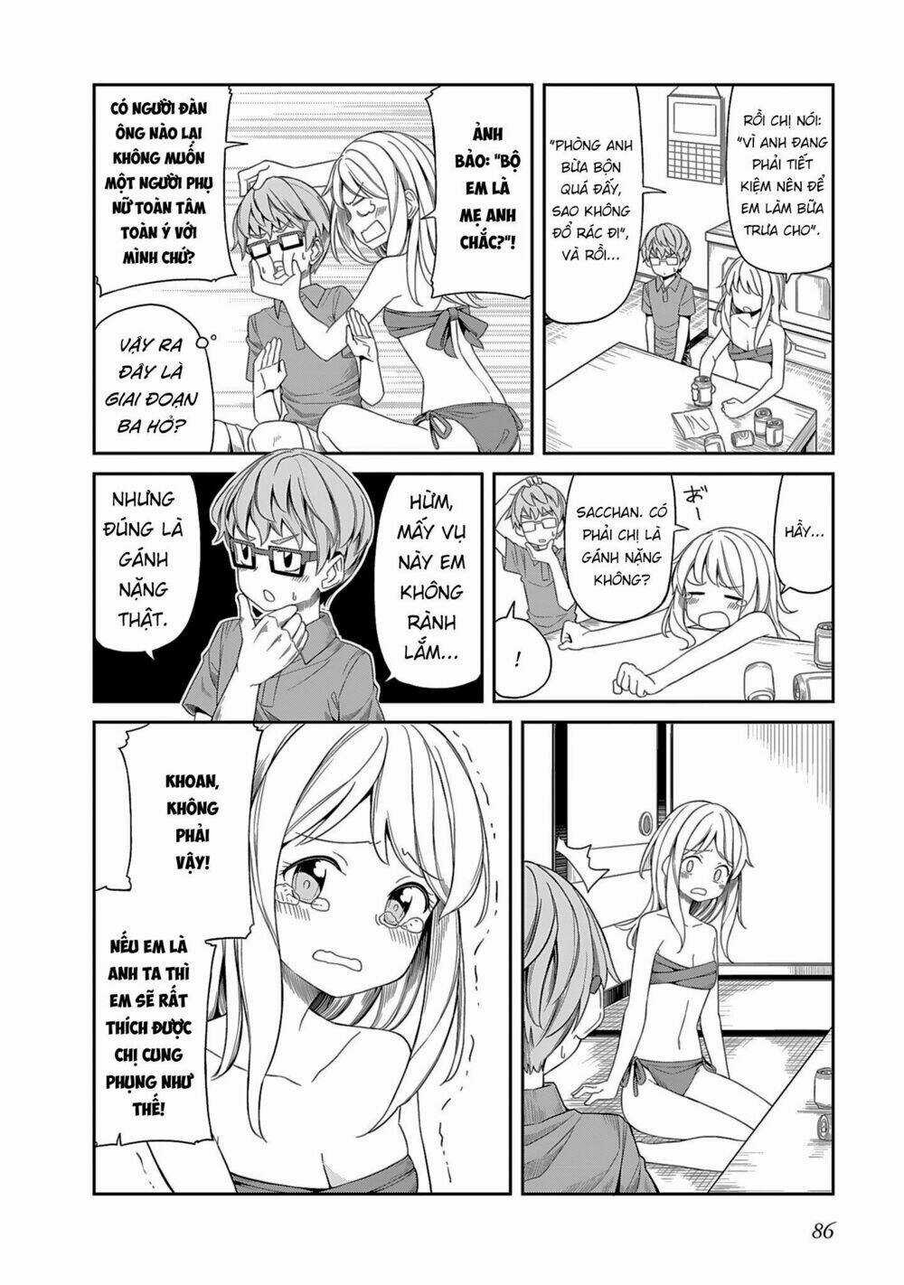 Hinomoto Sanshimai Wa Kamatte Hoshii Chapter 7 trang 5