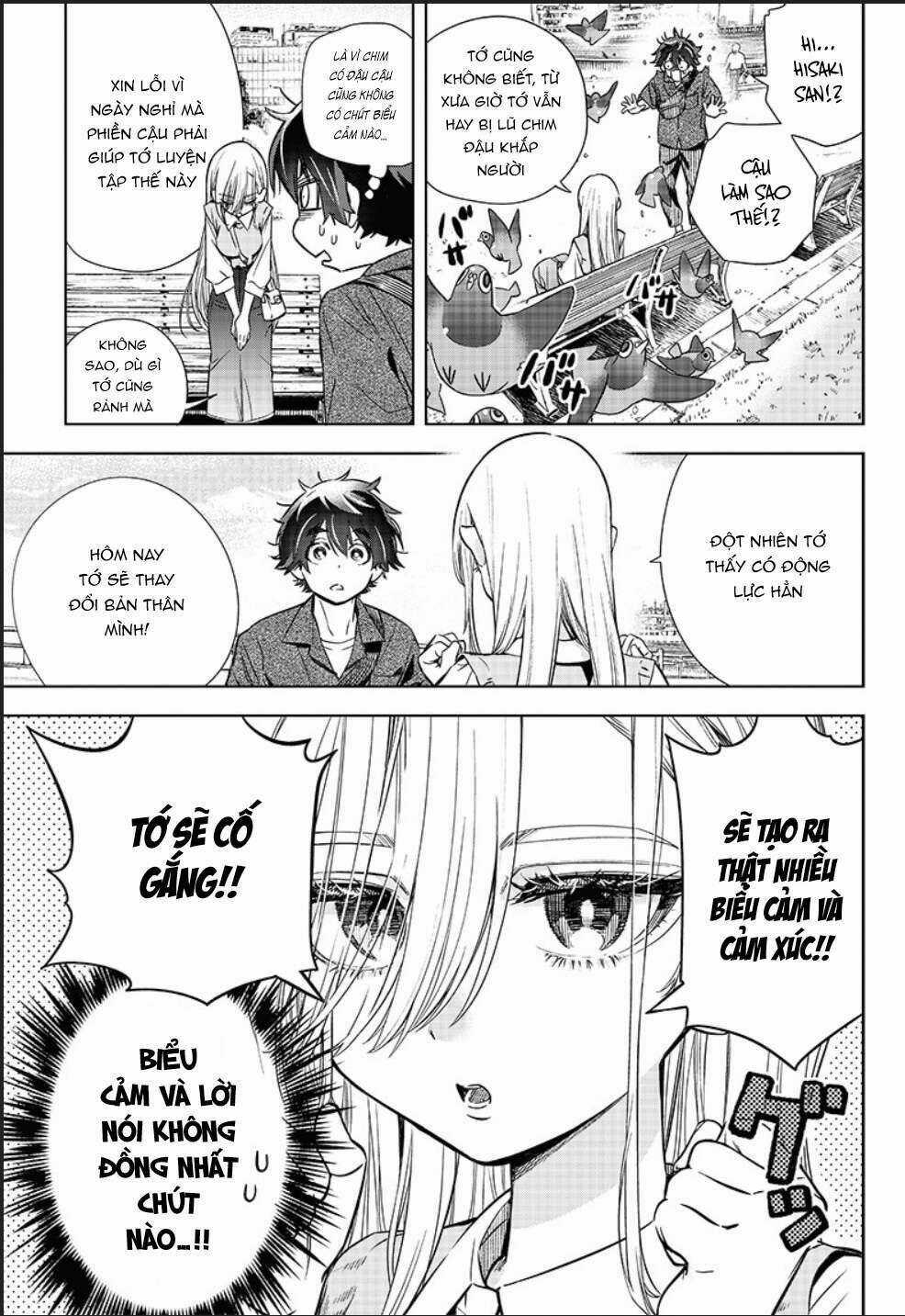 Hisaki-San Không Biết Cười Chapter 4 trang 2