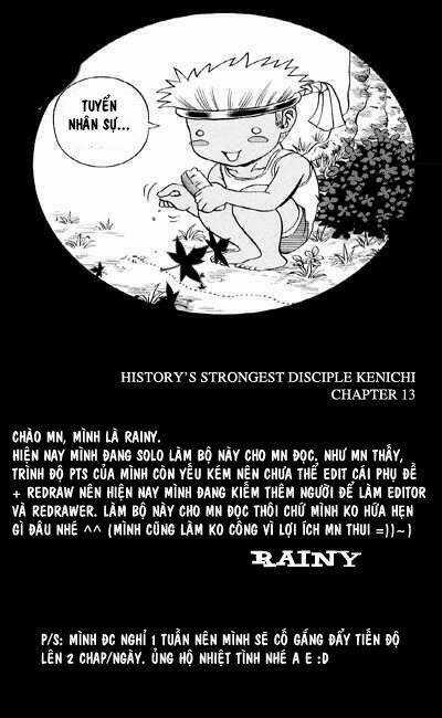 History’s Strongest Disciple Kenichi Chapter 13 trang 0