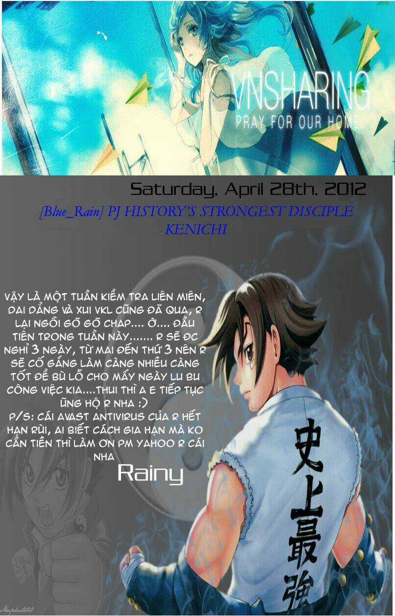 History’s Strongest Disciple Kenichi Chapter 26 trang 0