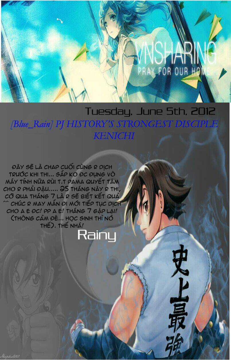 History’s Strongest Disciple Kenichi Chapter 37 trang 0