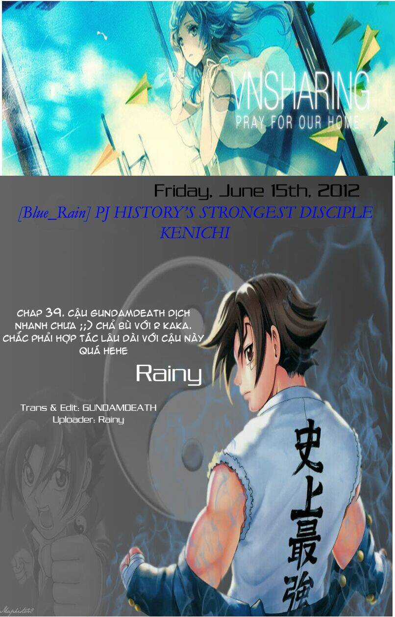 History’s Strongest Disciple Kenichi Chapter 39 trang 0