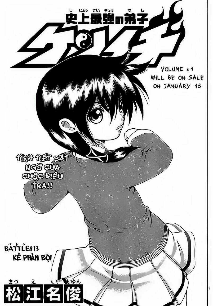 History’s Strongest Disciple Kenichi Chapter 413 trang 0