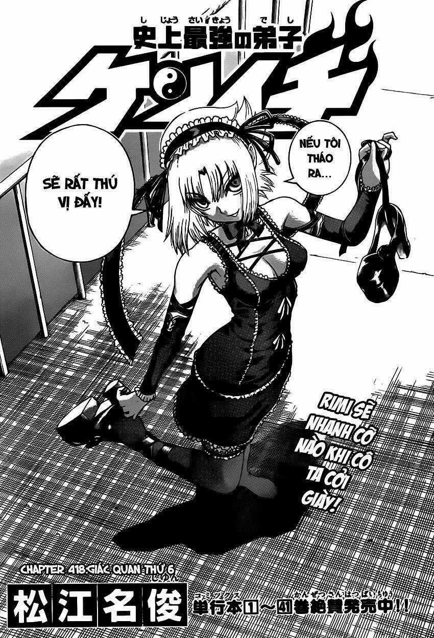 History’s Strongest Disciple Kenichi Chapter 418 trang 0