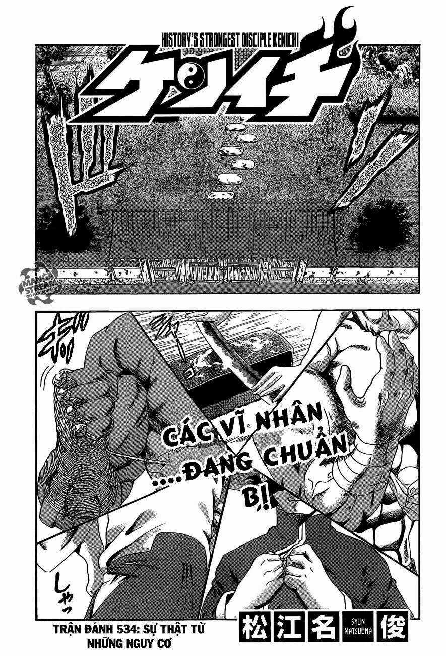 History’s Strongest Disciple Kenichi Chapter 534 trang 0