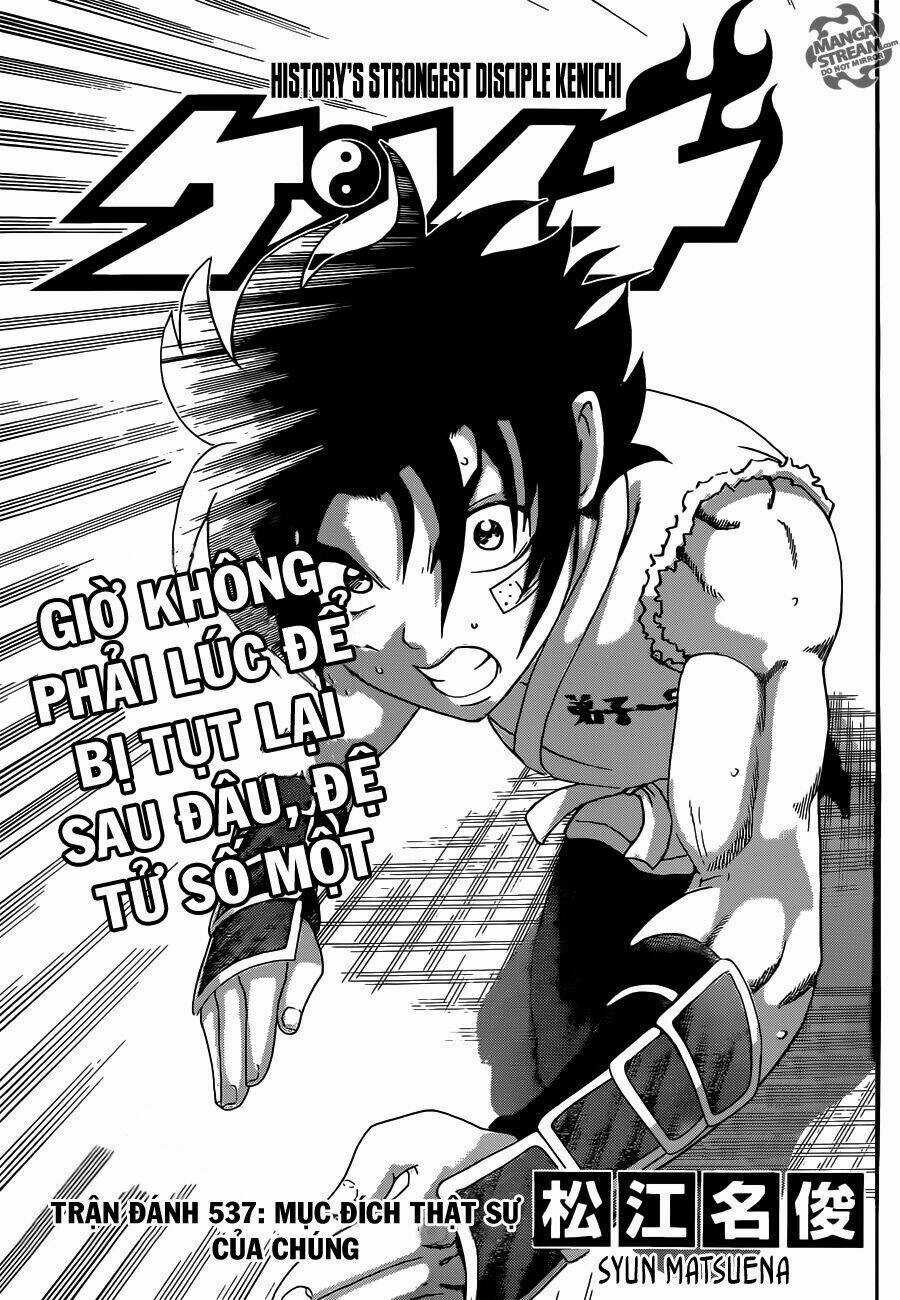 History’s Strongest Disciple Kenichi Chapter 537 trang 0