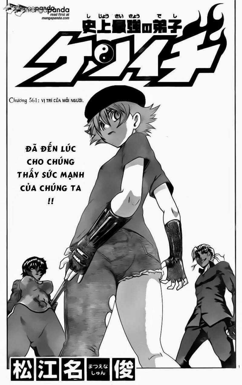 History’s Strongest Disciple Kenichi Chapter 561 trang 0