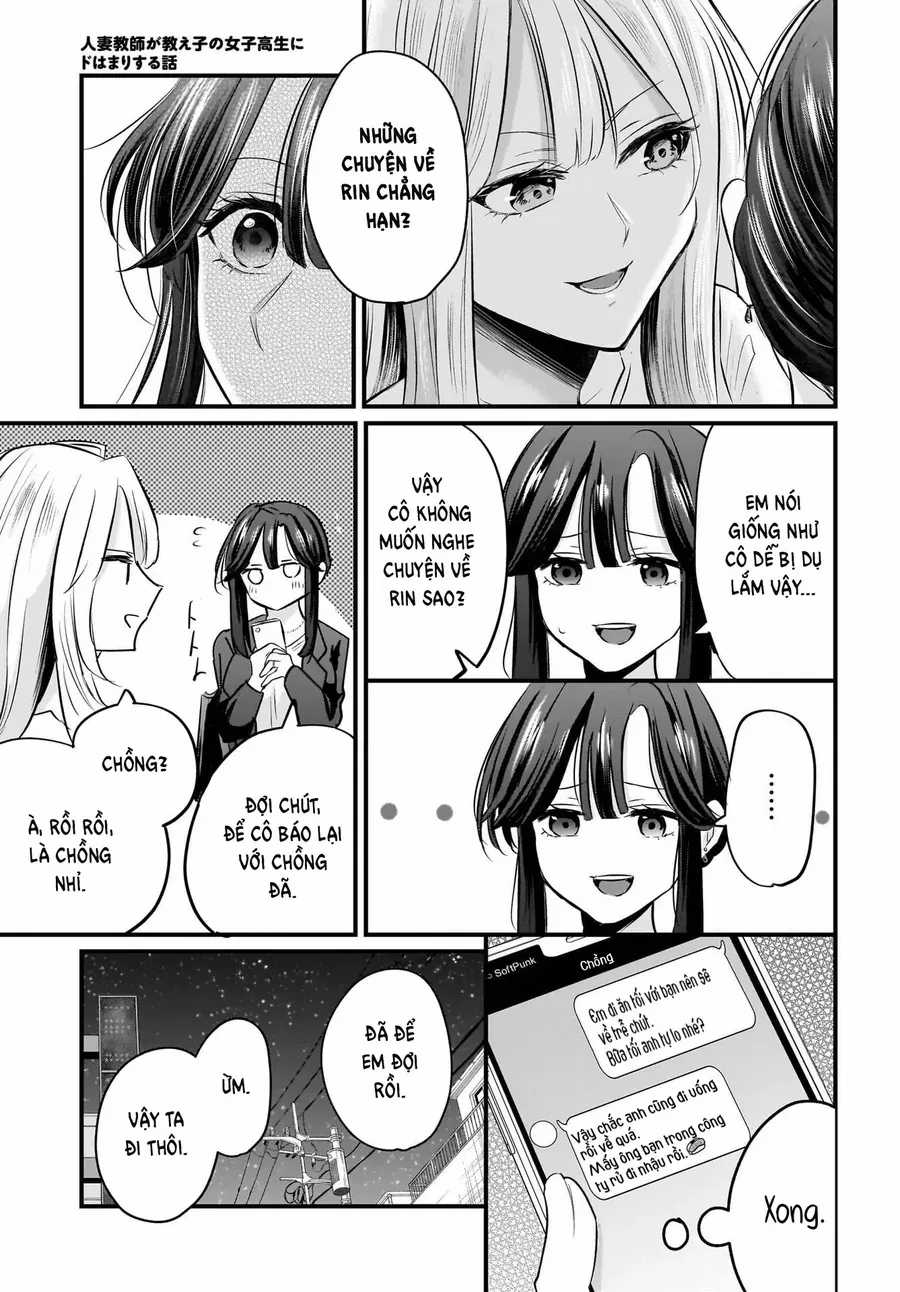 Hitodzuma Kyoushi Ga Oshiego No Joshi Koukousei Ni Do Hamari Suru Hanashi Chương 3 trang 4