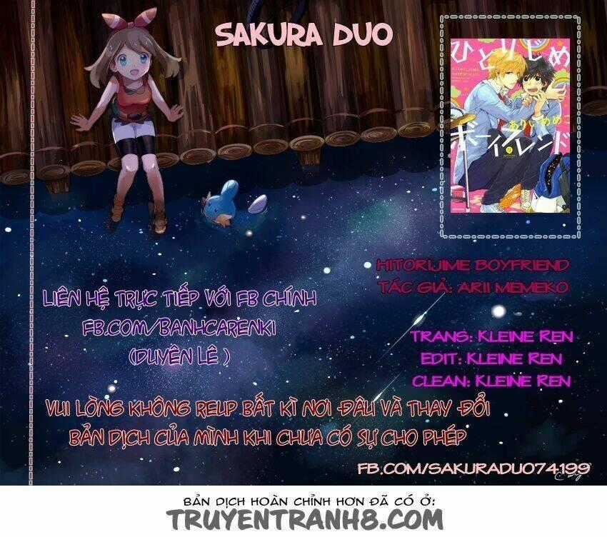 Hitorijme Boyfriend Chapter 2 trang 32