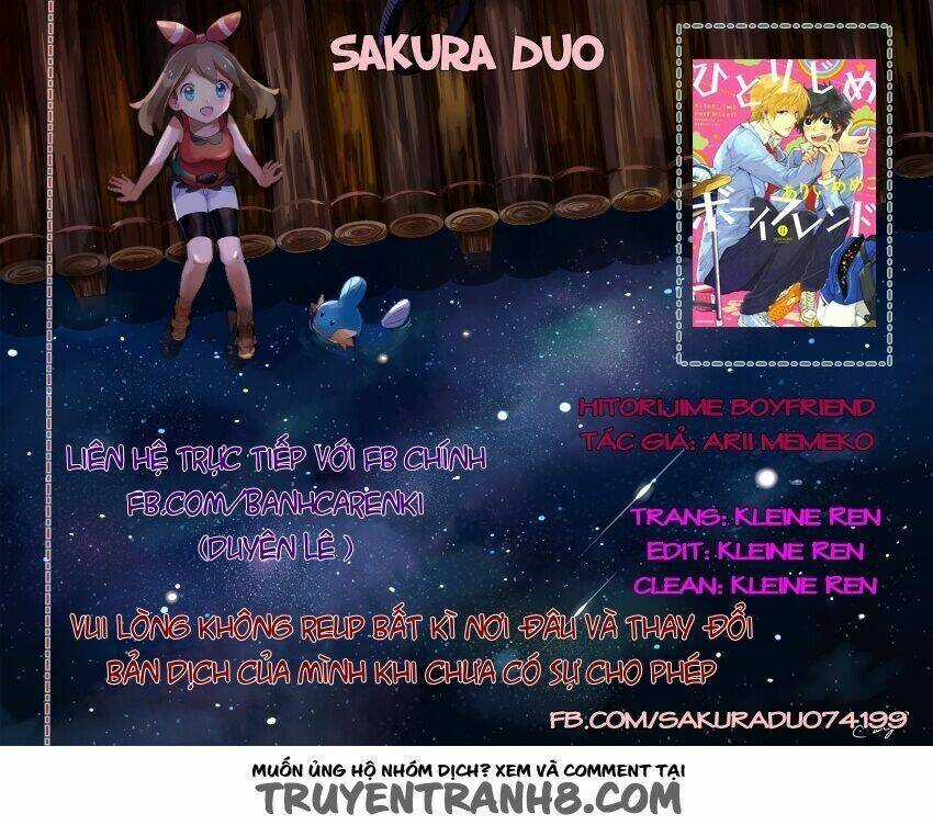 Hitorijme Boyfriend Chapter 3 trang 33