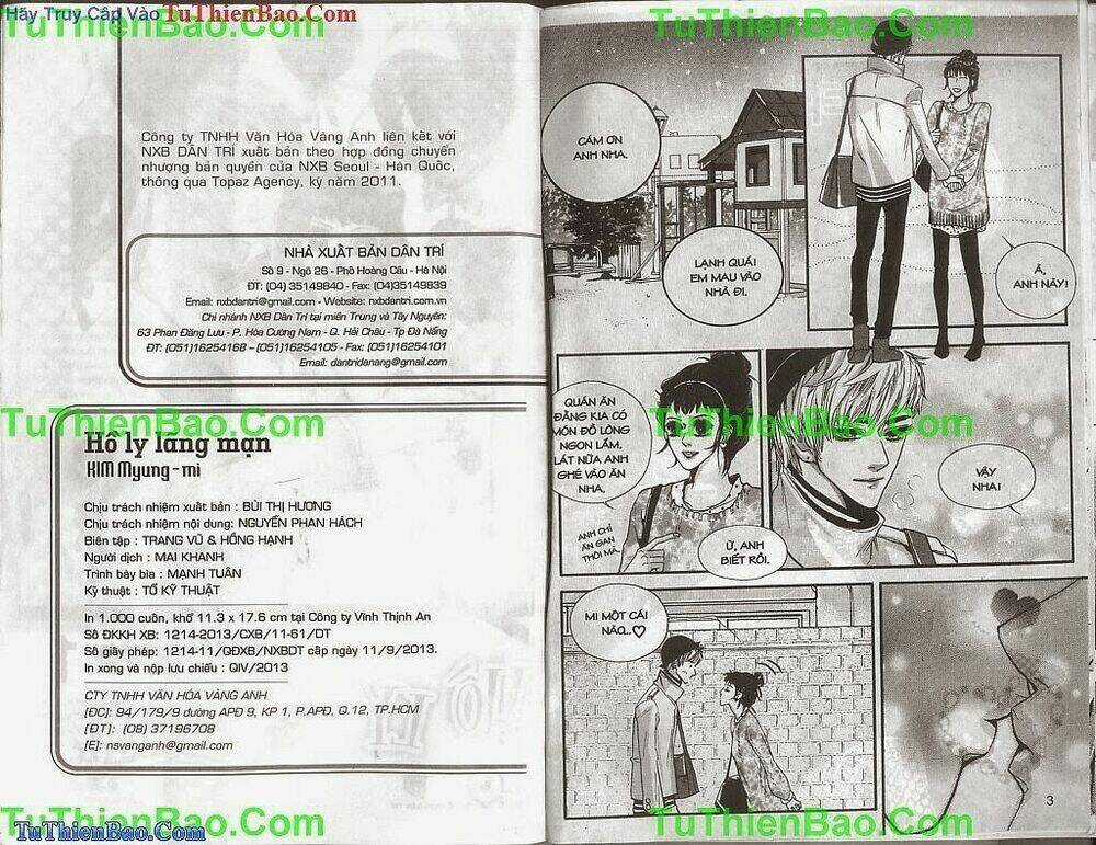 Hồ Ly Lãng Mạn Chapter 1 trang 2