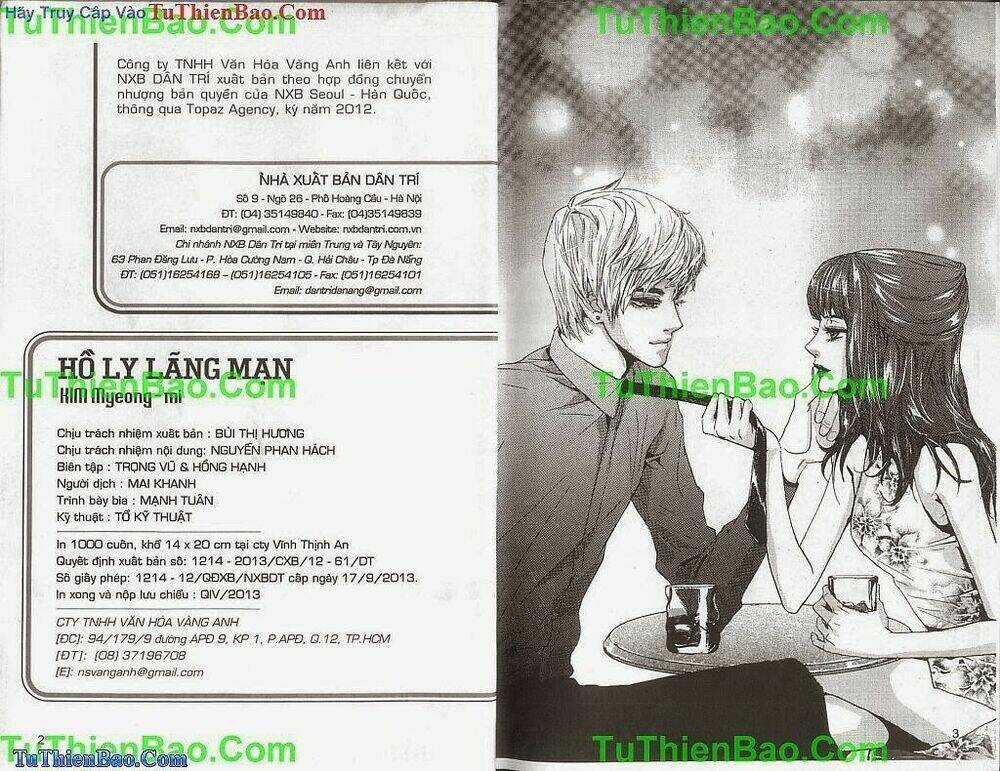 Hồ Ly Lãng Mạn Chapter 2 trang 2