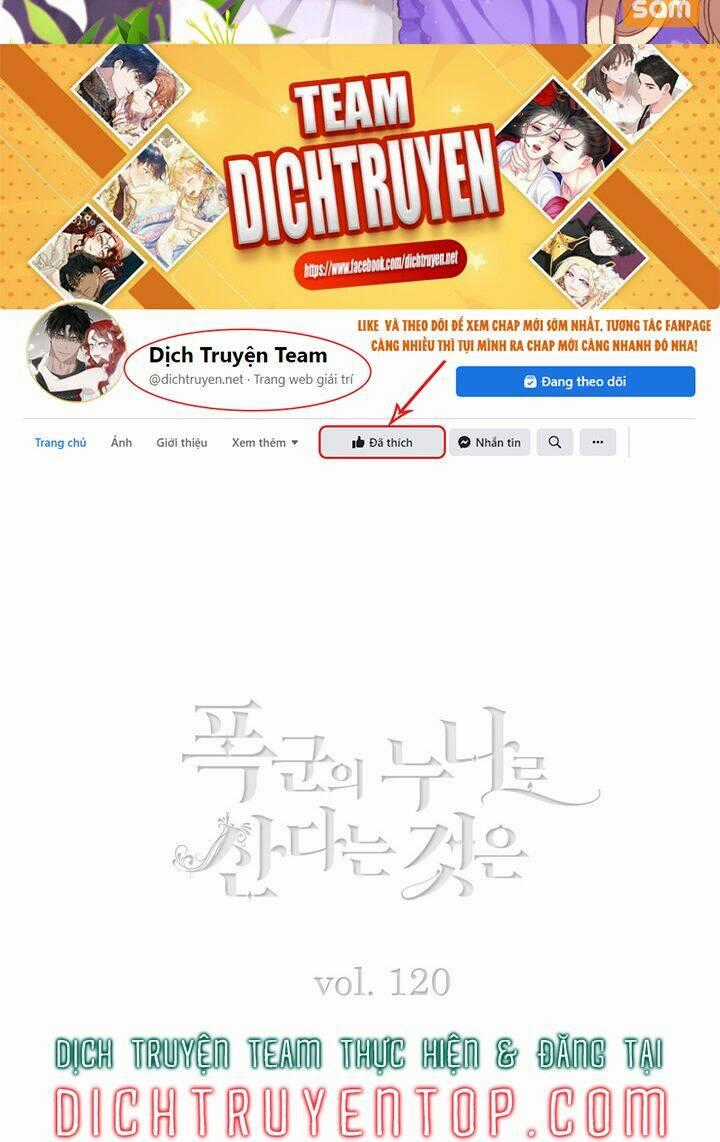 Hóa Kiếp Thành Chị Gái Của Bạo Chúa Chapter 120 trang 1