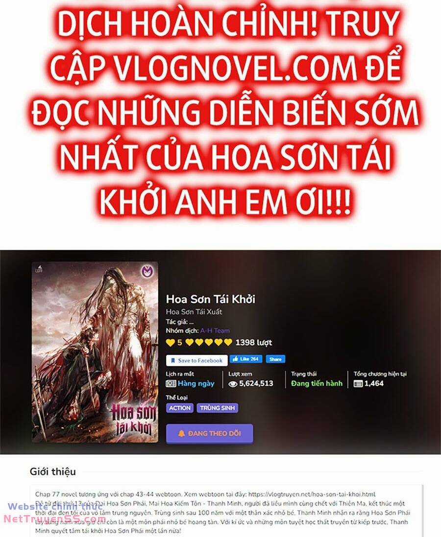 Hoa Sơn Tái Khởi Chapter 107 trang 148
