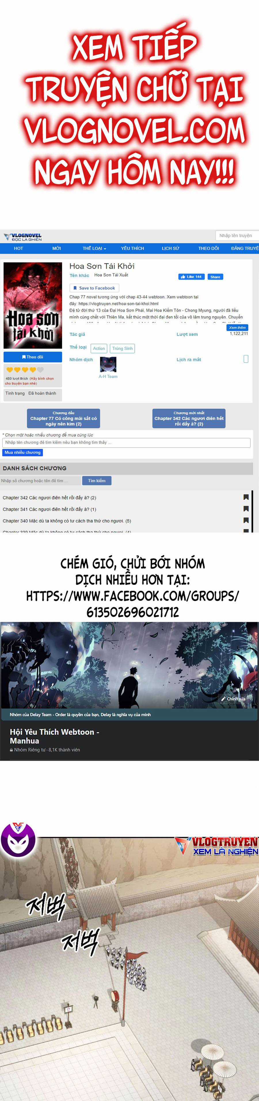 Hoa Sơn Tái Khởi Chapter 58 trang 1