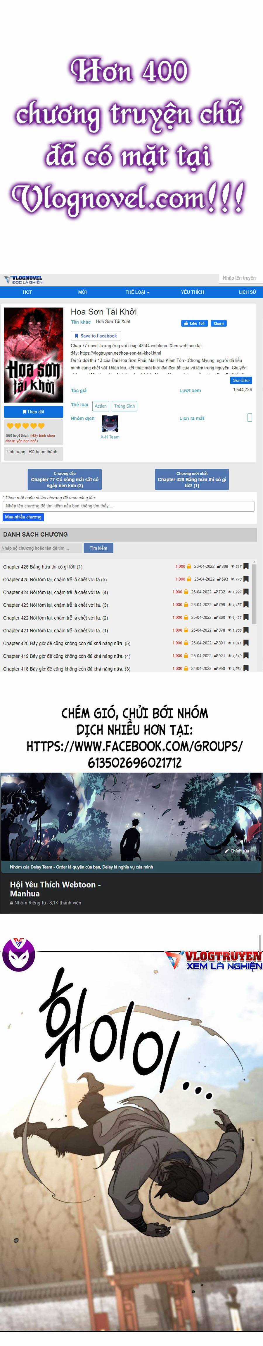 Hoa Sơn Tái Khởi Chapter 61 trang 1