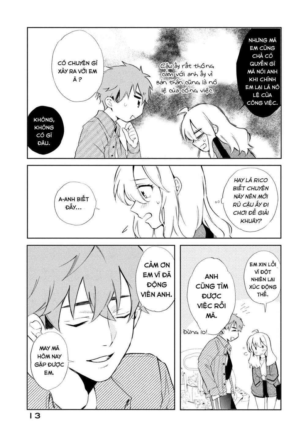 Hoán Đổi Linh Hồn Với Gal Chapter 11 trang 13