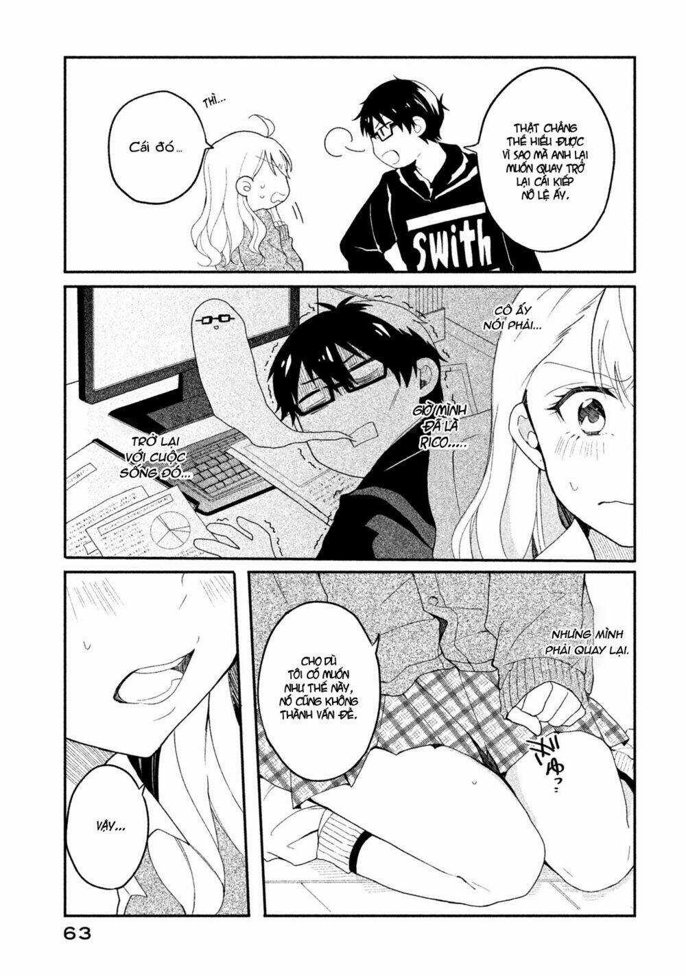 Hoán Đổi Linh Hồn Với Gal Chapter 4 trang 12