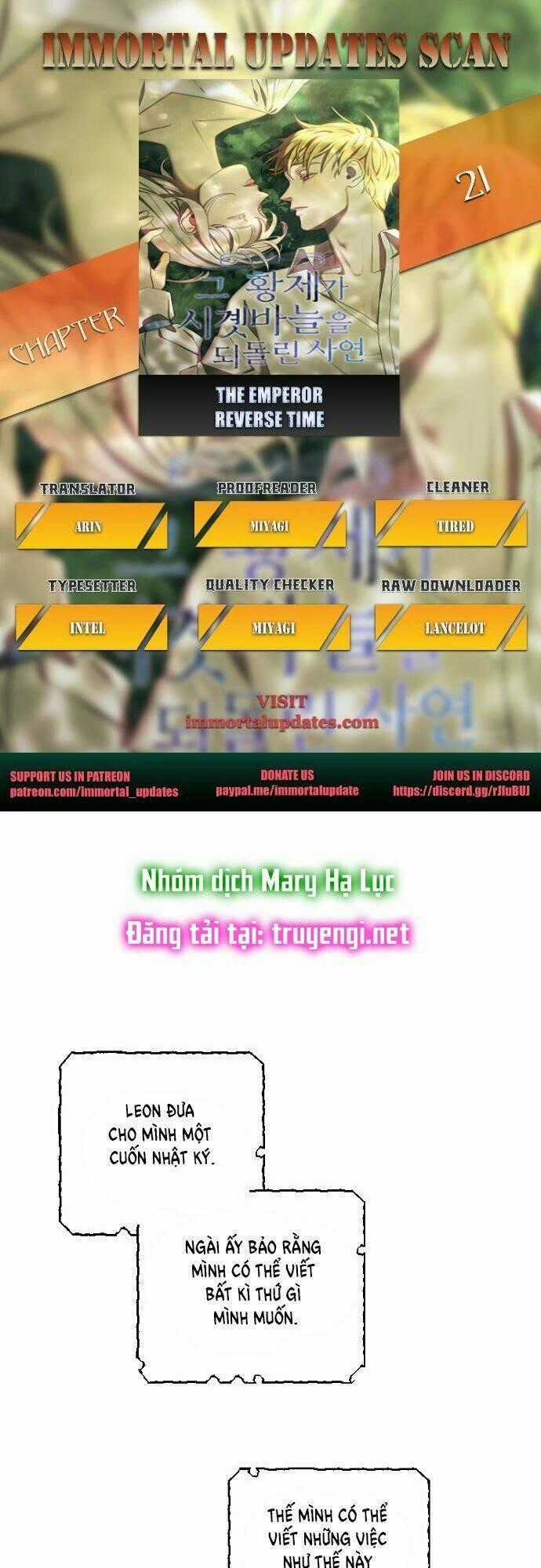 Hoàng Đế Đảo Ngược Thời Gian Chapter 21 trang 0