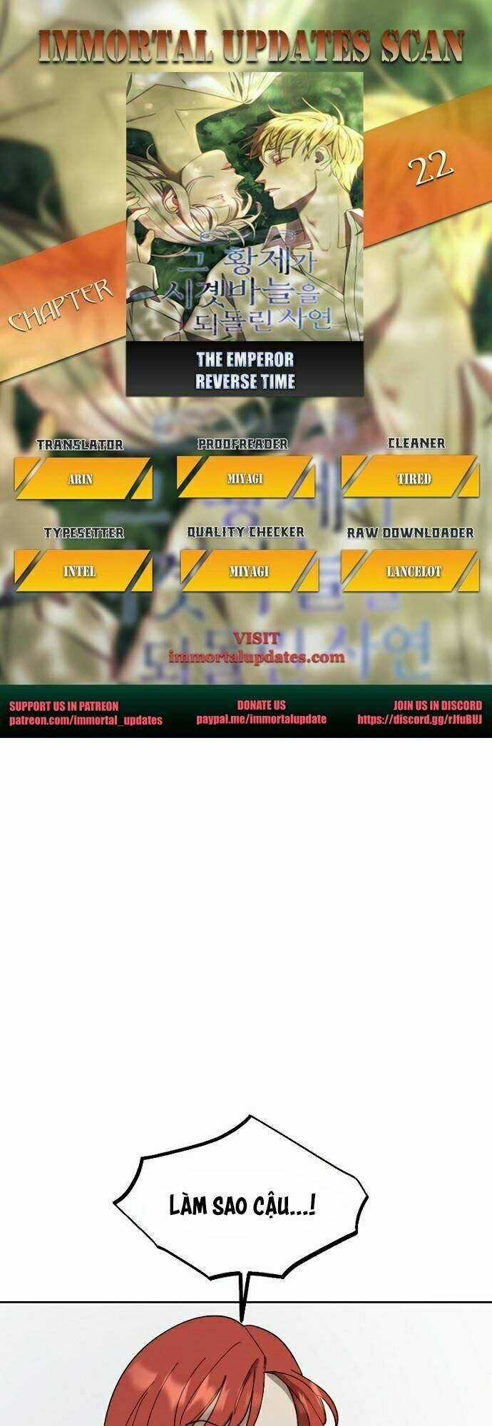 Hoàng Đế Đảo Ngược Thời Gian Chapter 22 trang 2