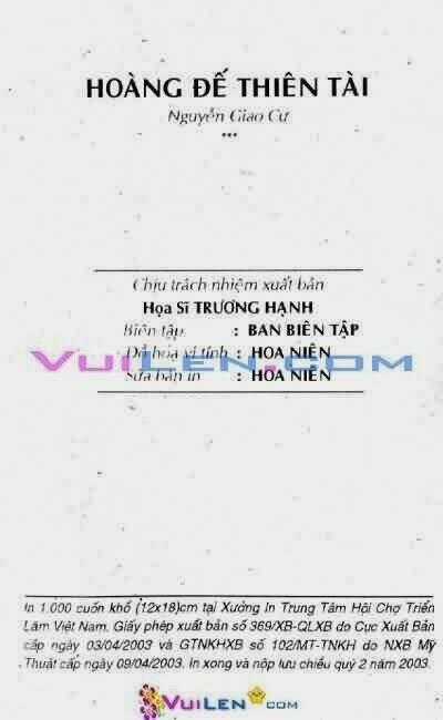 Hoàng Đế Thiên Tài Chapter 6 trang 143