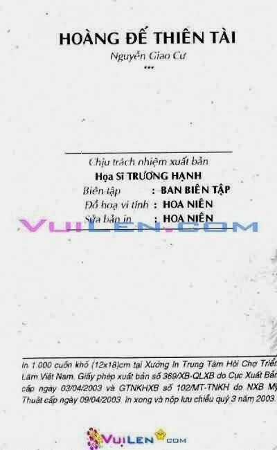 Hoàng Đế Thiên Tài Chapter 9 trang 105