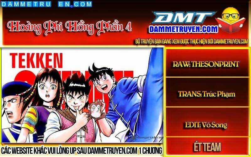 Hoàng Phi Hồng phần IV Chapter 100 trang 0