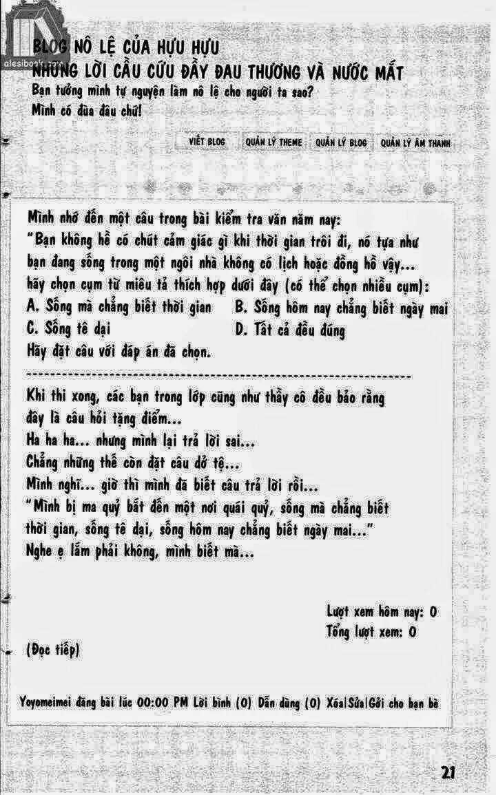 Hoàng Tử Bóng Đêm Chapter 3 trang 20