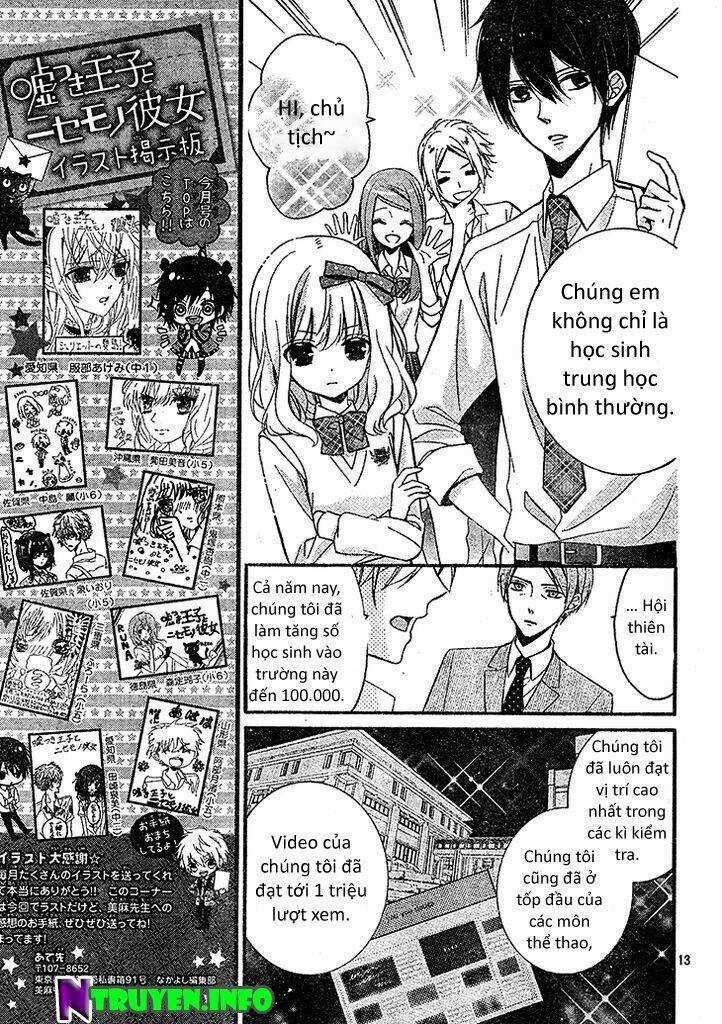 Hoàng tử dối trá và bạn gái giả mạo Chapter 20 trang 12