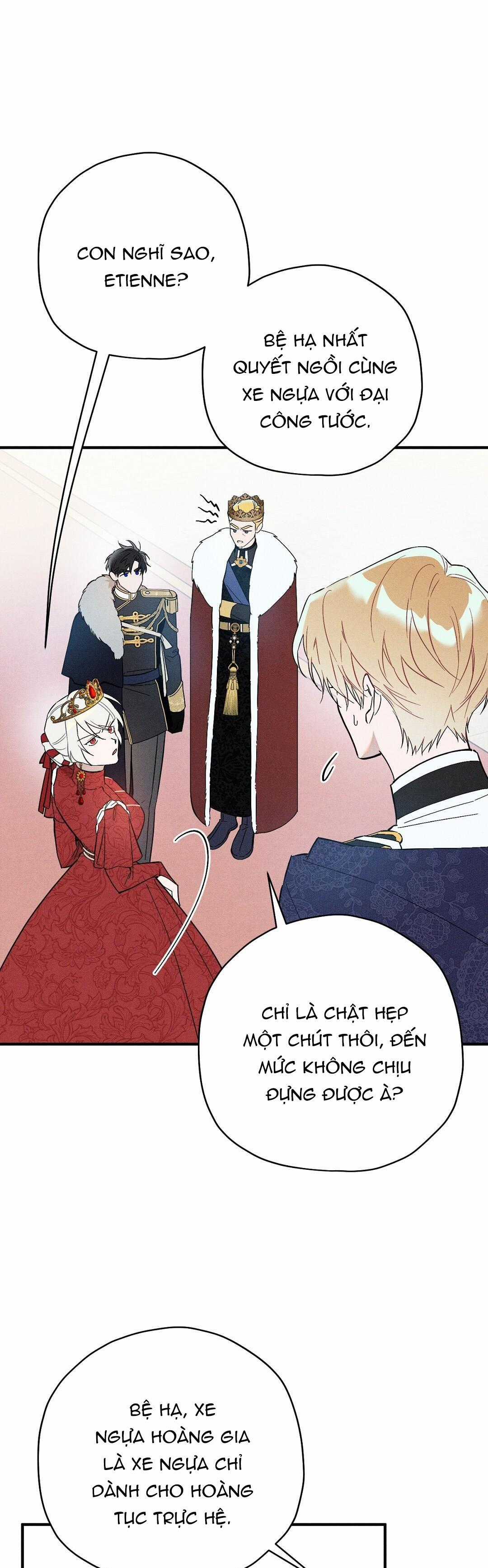 Hoàng Tử Hư Hỏng Che Giấu Mình Là Omega Chapter 4 trang 35