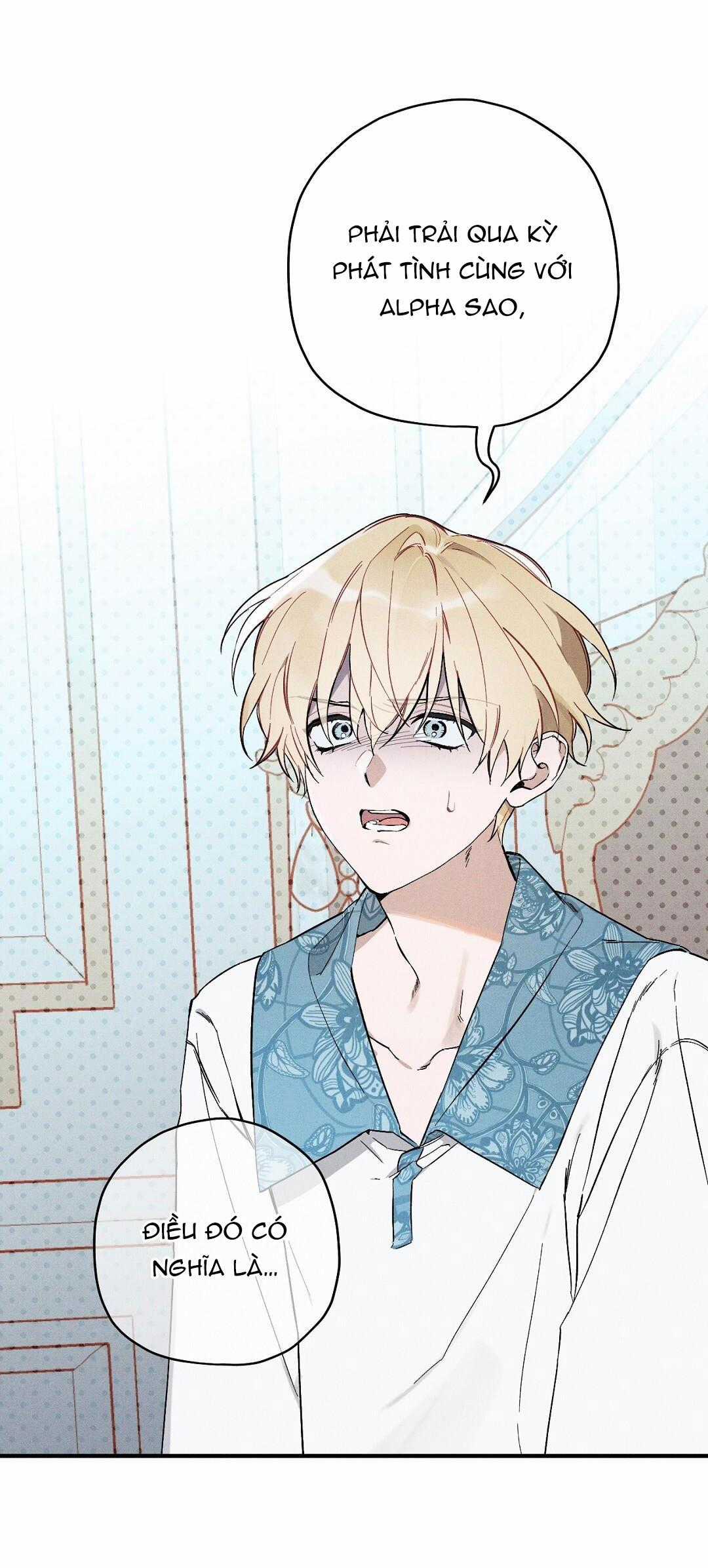 Hoàng Tử Hư Hỏng Che Giấu Mình Là Omega Chapter 9 trang 2