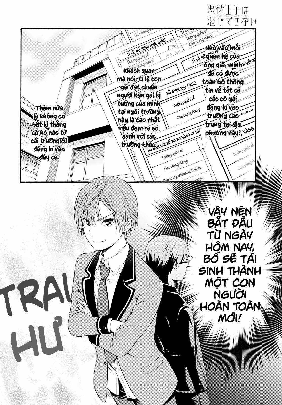 Hoàng Tử Phản Diện Không Thể Yêu Được Ai Chapter 1 trang 14